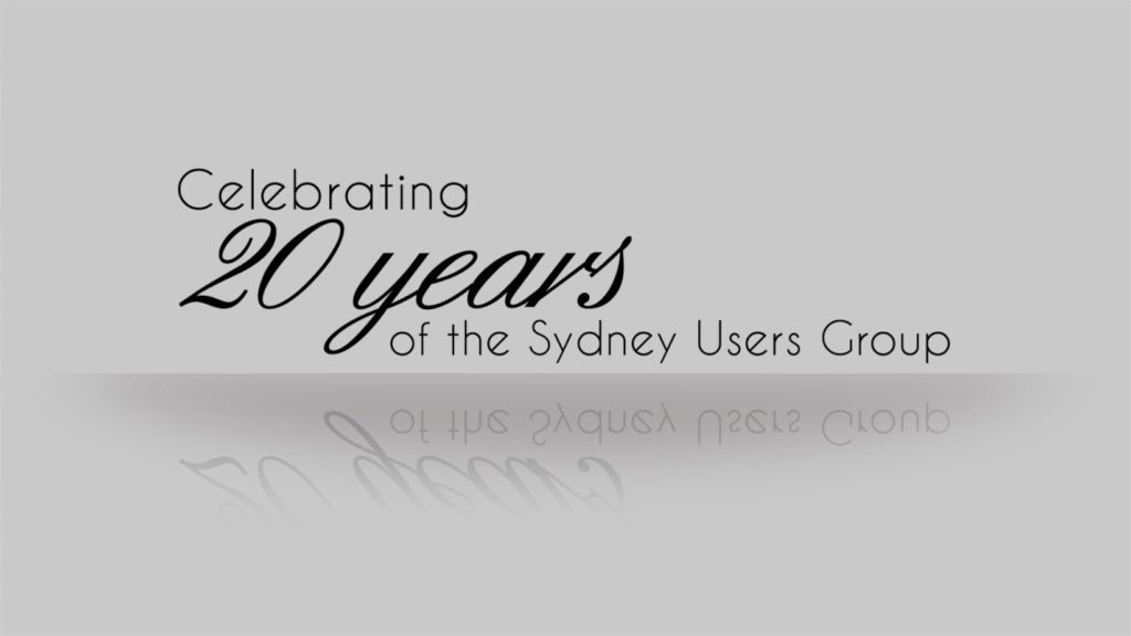 Celebrating our first 20 years – Sydney .NET User Group