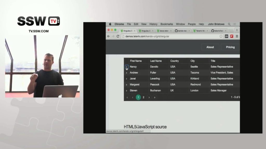 Kendo UI with AngularJS with John Bristowe