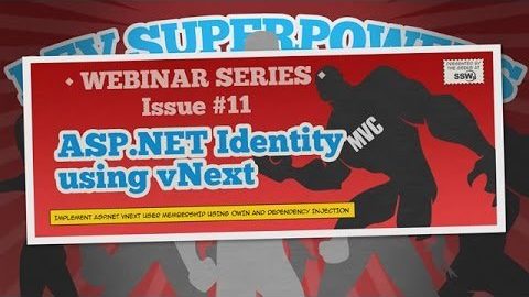 ASP.NET Identity using vNext &#124; Dev Superpowers Episode 11