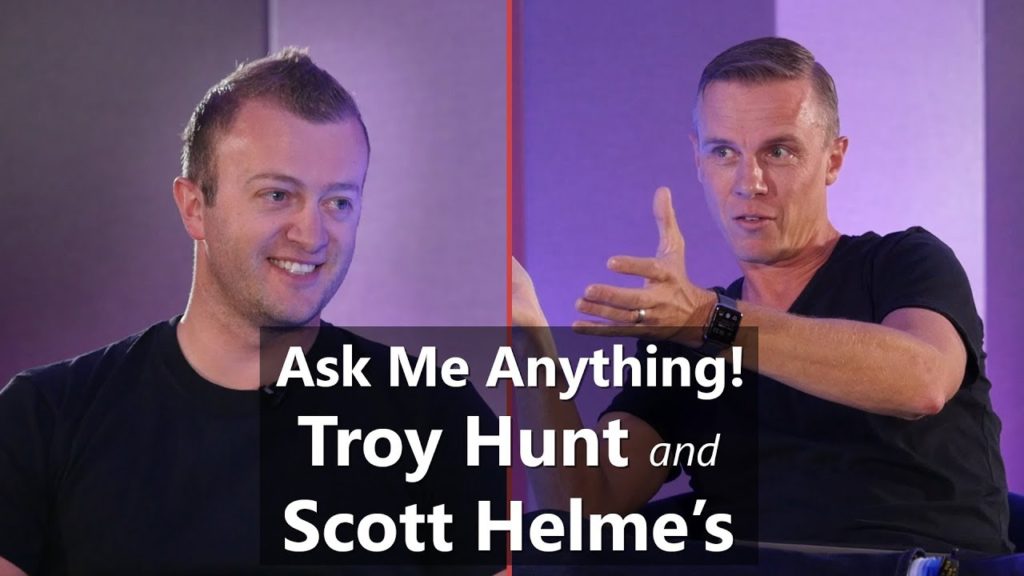 Troy Hunt &#038; Scott Helme Weekly Update (105) featured on SSW TV &#038; live from NDC 2018