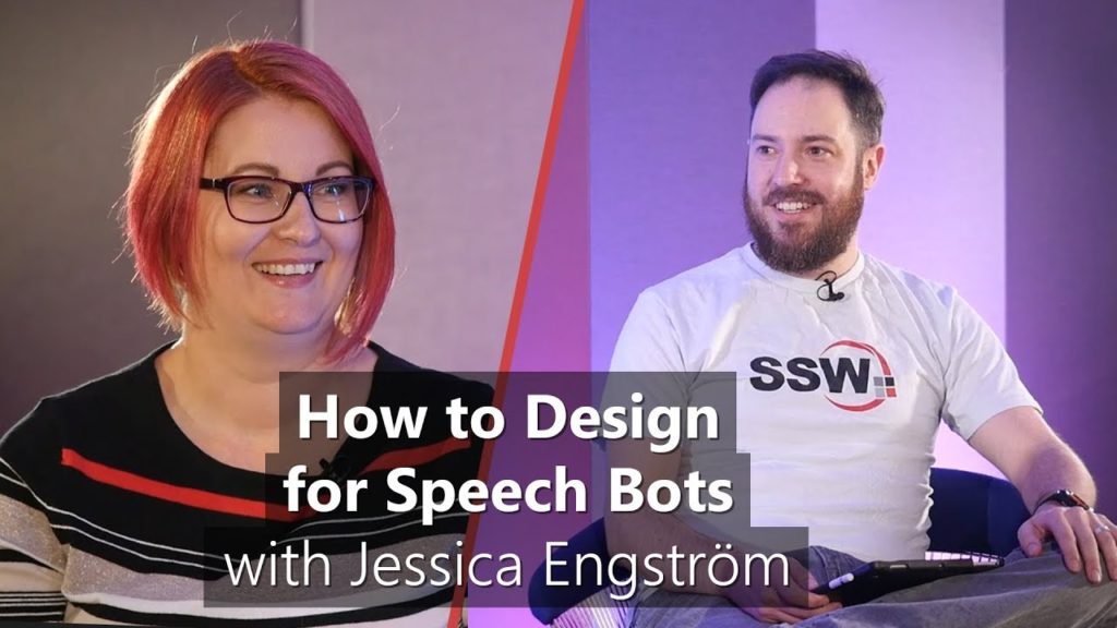 Jessica Engström &#038; Matt Wicks &#8211; How to Design for Speech Bots &#038; Other Fun Stuff, an AMA! from NDC Sydney 2018