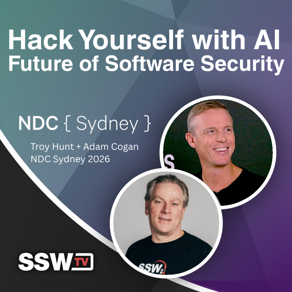 1x1 - Troy Hunt + Adam Cogan NDC Sydney 2026 Thumbnail