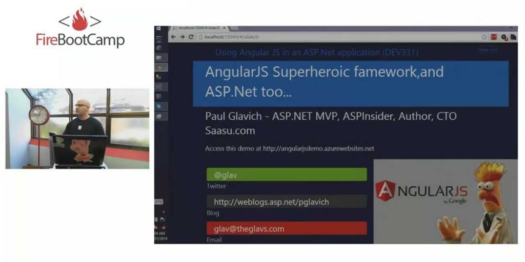 AngularJS and ASP .NET MVC Intro/Quickstart &#8211; Paul Glavich [FireBootCamp]