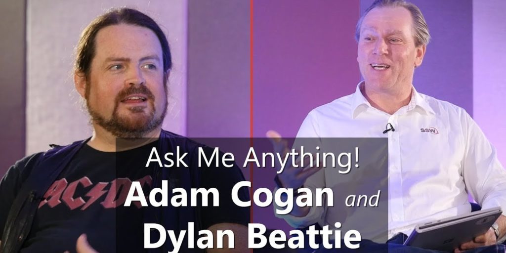 Dylan Beattie & Adam Cogan, an AMA! from NDC Sydney 2018 Dylan Beattie & Adam Cogan, an AMA! from NDC Sydney 2018
