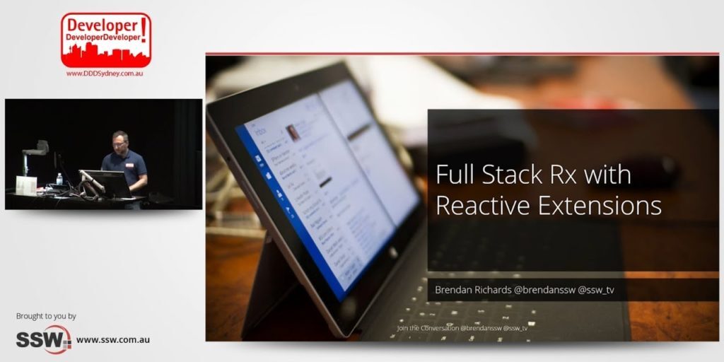 Full Stack Rx &#8211; Using Redux Patterns on the Server Side with .Net Core, and SignalR &#124; Brendan Richards at DDD Sydney 2018