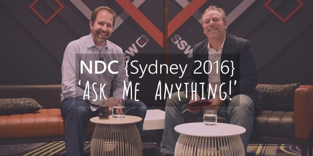 NDC Sydney 2016 – Ask Me Anything! with Scott Hanselman